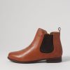 ZIERA Talia Xf Cognac Choc Leather Chelsea Boots | Boots