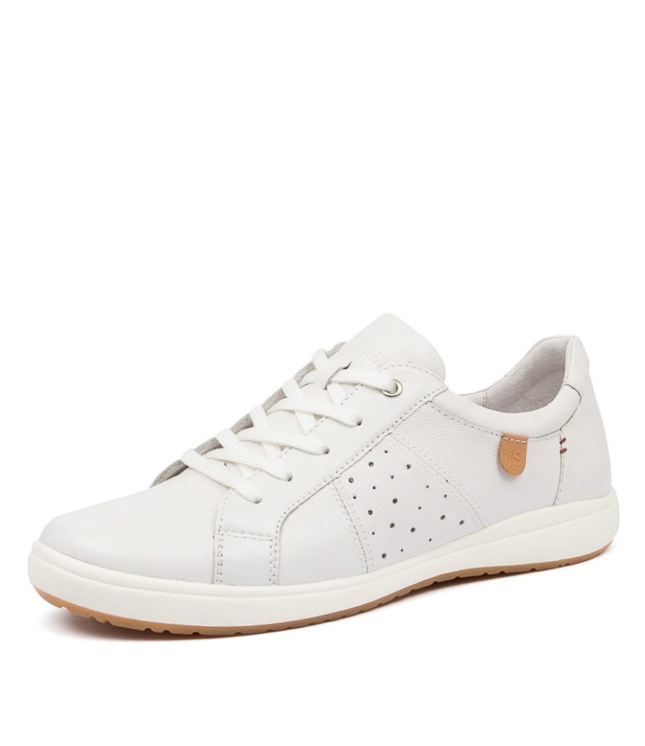 JOSEF SEIBEL Caren 01 White Leather | Comfort