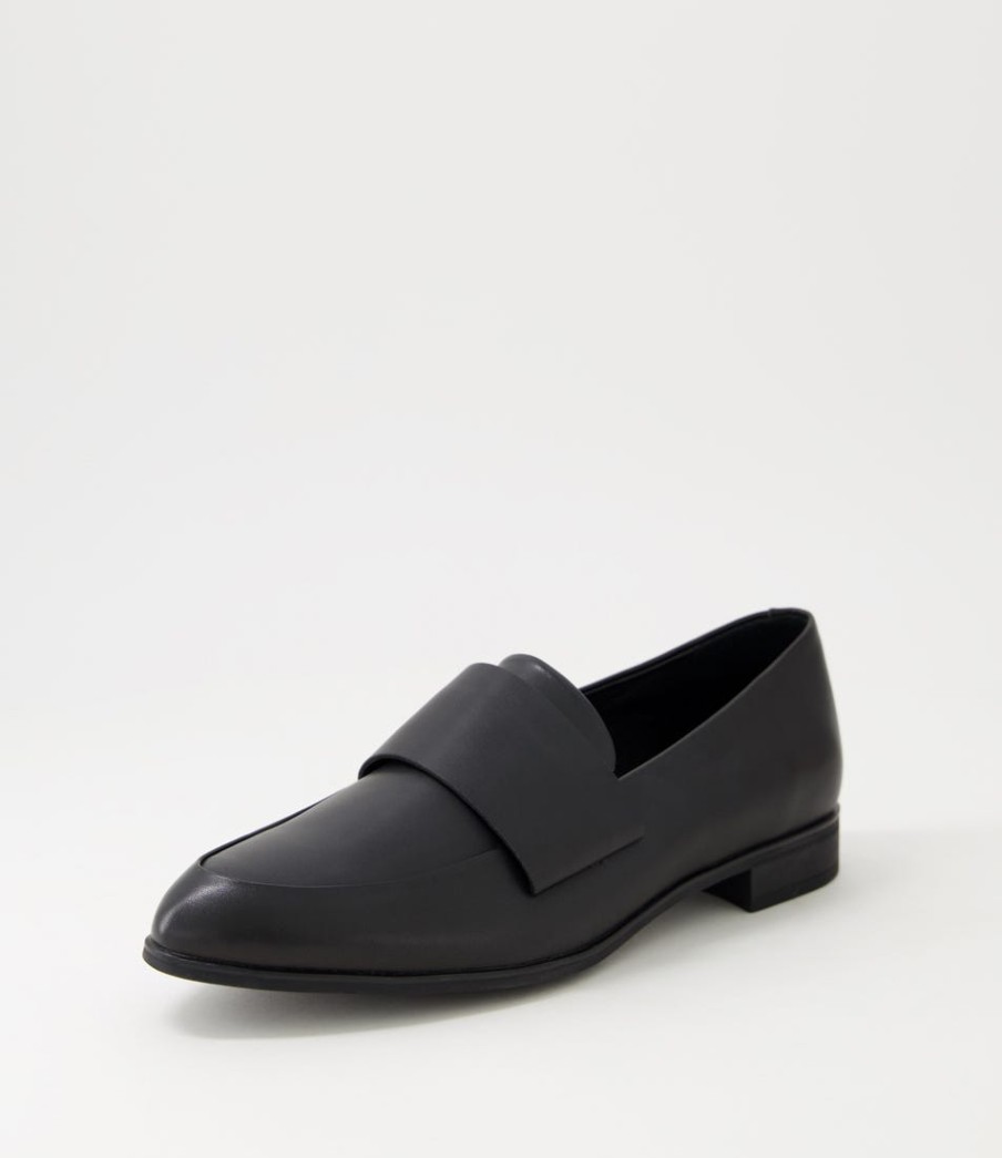 DJANGO & JULIETTE Gabrian Black Leather Loafers | Loafers