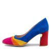 DJANGO & JULIETTE Kisha Bright Multi Suede | Heels