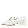 DJANGO & JULIETTE Vivandy White Patent Leather Heels | Loafers