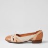 DJANGO & JULIETTE Doddo Dark Tan Camel Multi Ballet Flats | Flats