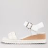 DJANGO & JULIETTE Imari White Weave Leather Espadrilles | Espadrilles