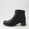 ARA Ronda 11 Schwarz Leather Ankle Boots | Boots