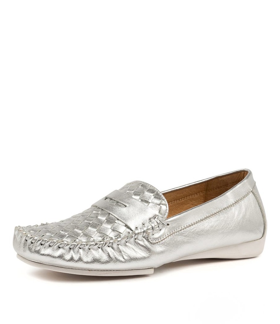 DJANGO & JULIETTE Larikan Dj Silver Leather | Loafers