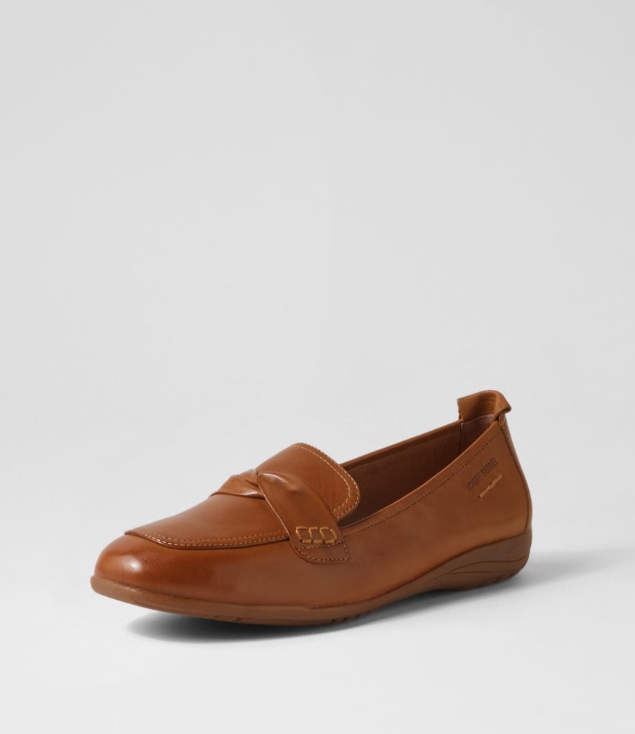 JOSEF SEIBEL Fenja 14 Camel Leather Loafers | Loafers