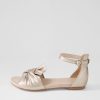 DJANGO & JULIETTE Jimeta Platino Leather Sandals | Sandals