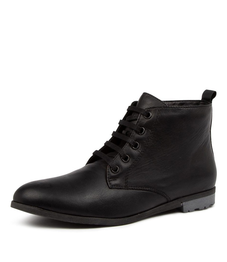 DIANA FERRARI Bestina Black Leather | Boots