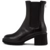 DJANGO & JULIETTE Zozo Black Leather Chelsea Boots | Boots