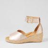 ZIERA Koen Xw Zr Pale Rose Gold Leather | Espadrilles