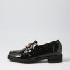 ZIERA Misima W Black Patent Leather Loafers | Loafers