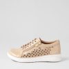 ZIERA Shovo Xf Latte Wrinkle Patent Sneakers | Sneakers