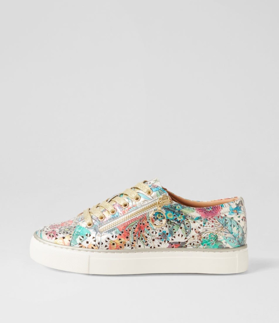 ZIERA Pandoe Xf Spring Garden Leather Sneakers | Sneakers