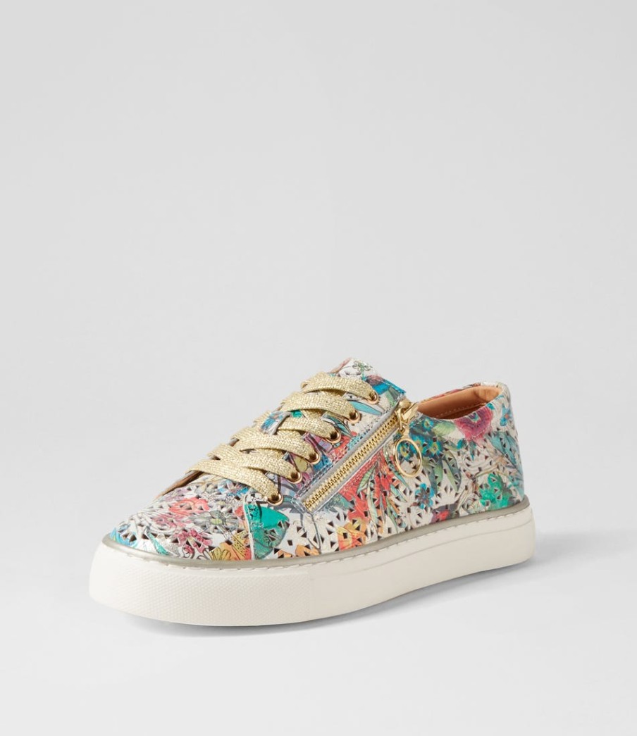 ZIERA Pandoe Xf Spring Garden Leather Sneakers | Sneakers