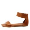 DJANGO & JULIETTE Juzz Tan Leather | Flats