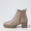 DJANGO & JULIETTE Dinis Ash Leather Ankle Boots | Boots