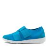 ZIERA Urban Ff Turquoise Neoprene Sneakers | Wedges