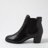 ZIERA Gadore W Black Leather Chelsea Boots | Boots