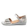 ZIERA Dusty W Silver Leather | Comfort