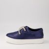 DJANGO & JULIETTE Filpy Navy Speckle Leather Sneakers | Sneakers