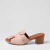 DIANA FERRARI Enom Blush Leather Sandals | Heels