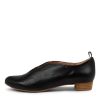 DJANGO & JULIETTE Esker Black Leather Slip-On Shoes Nh | Flats