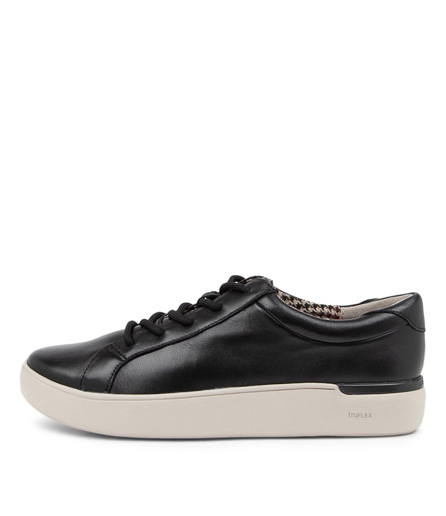 ROCKPORT Tf Parissa Lace Black Leather Sneakers | Sneakers