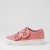 DJANGO & JULIETTE Loja Pretty Pink White Leather Sneakers | Sneakers