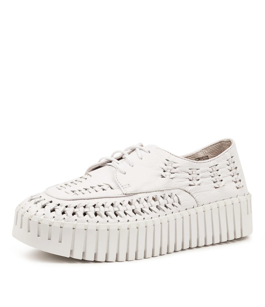 DJANGO & JULIETTE Brodies Dj White White Sole Leather | Sneakers