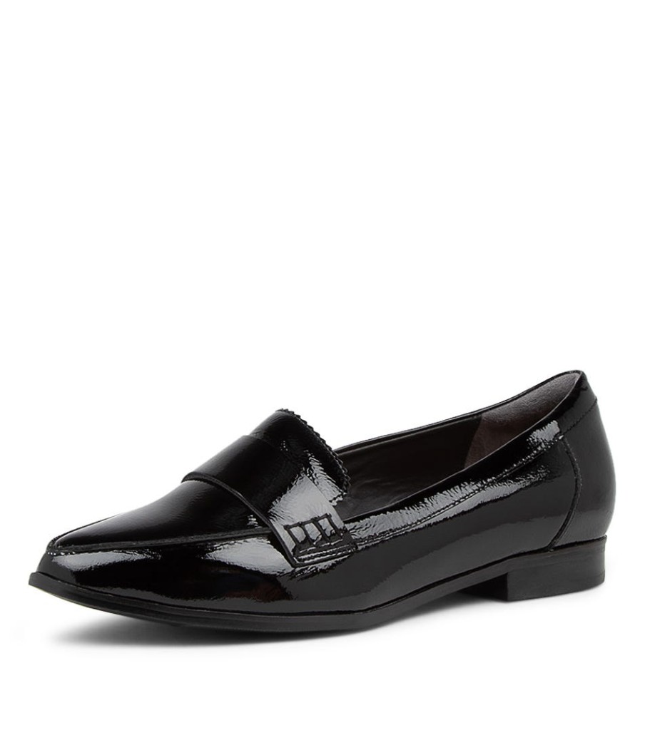 ZIERA Oreta Xw Black Patent Leather Loafers | Loafers