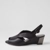 DJANGO & JULIETTE Ronney Black Leather Sandals | Sandals