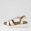 ARA Bilbao 12 Silber Leather Sandals | Comfort