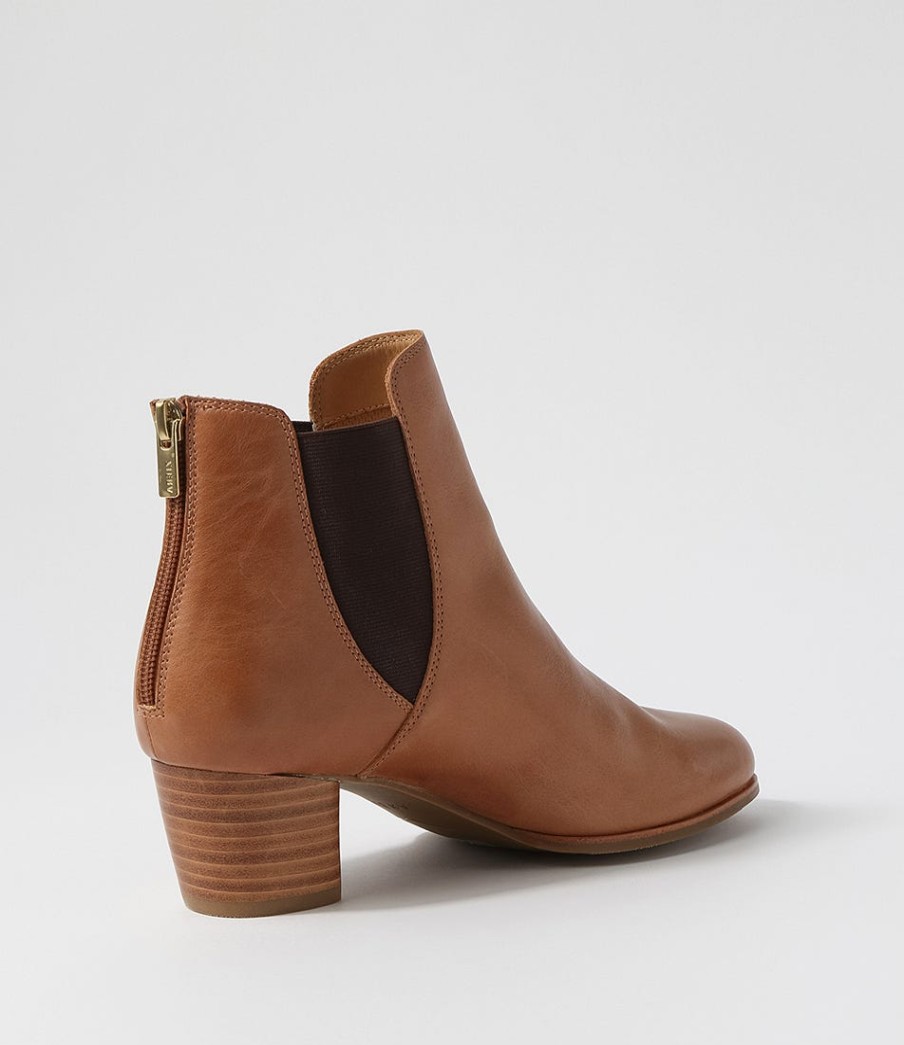 ZIERA Gadore W Tan Leather Chelsea Boots | Boots