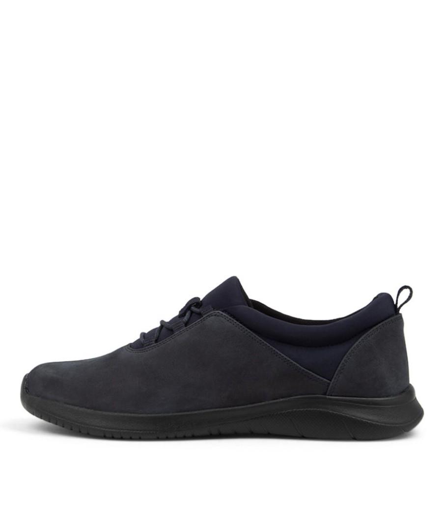 ZIERA Fox Xf Navy Nubuck Sneakers | Comfort