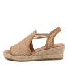 DJANGO & JULIETTE Sinan Mocca Weave-Leather | Espadrilles