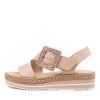 DJANGO & JULIETTE Atory Dusty Pink Leather | Espadrilles