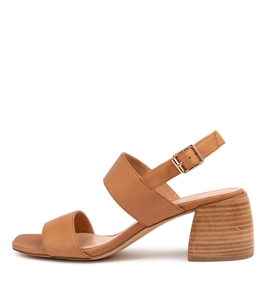 MOLLINI Blayke Dk Tan Leather | Heels