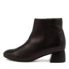 ZIERA Ziggys W Black Leather Ankle Boots | Boots