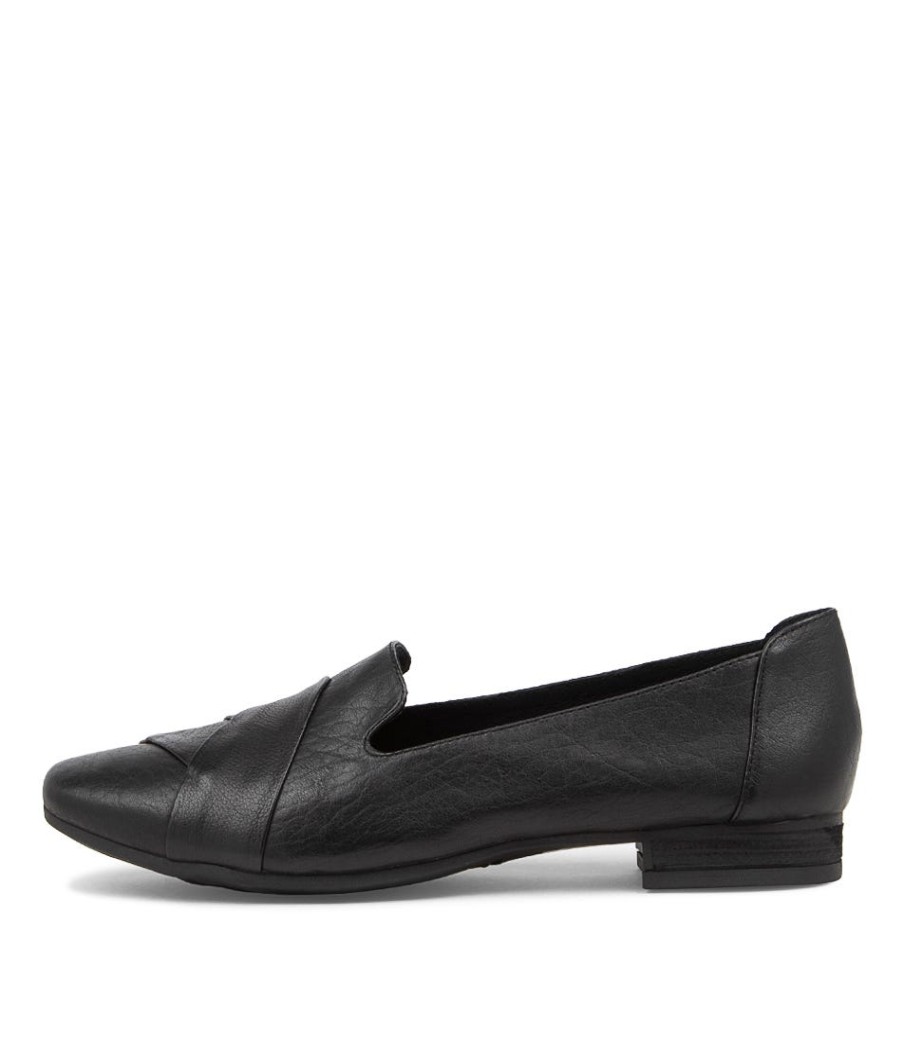 DIANA FERRARI Tilony Black Leather Loafers | Loafers