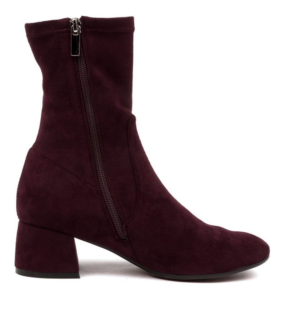 DJANGO & JULIETTE Checkie Mulberry Stretch | Boots