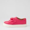 ZIERA Peeko Xf Bright Pink Leather Sneakers | Sneakers