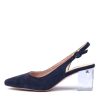 DJANGO & JULIETTE Hinnis Navy Suede | Heels