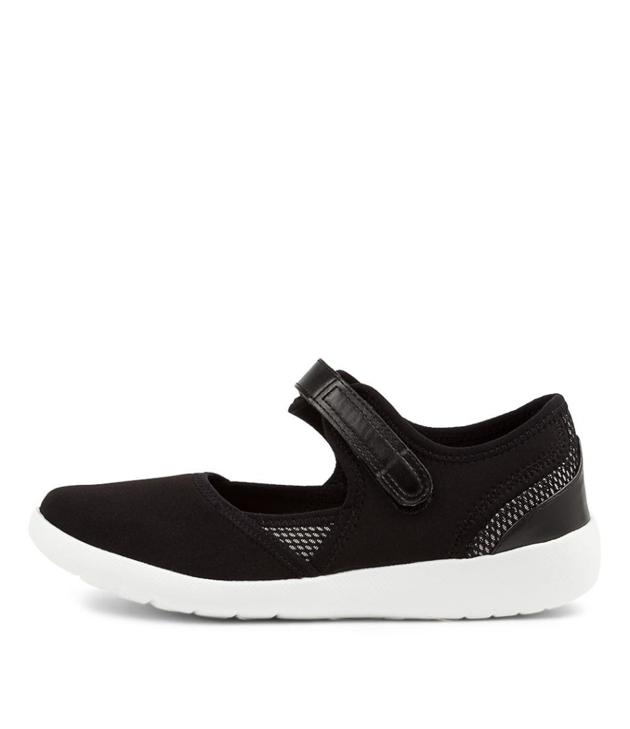 ZIERA Ushery Xf Black Neoprene | Flats