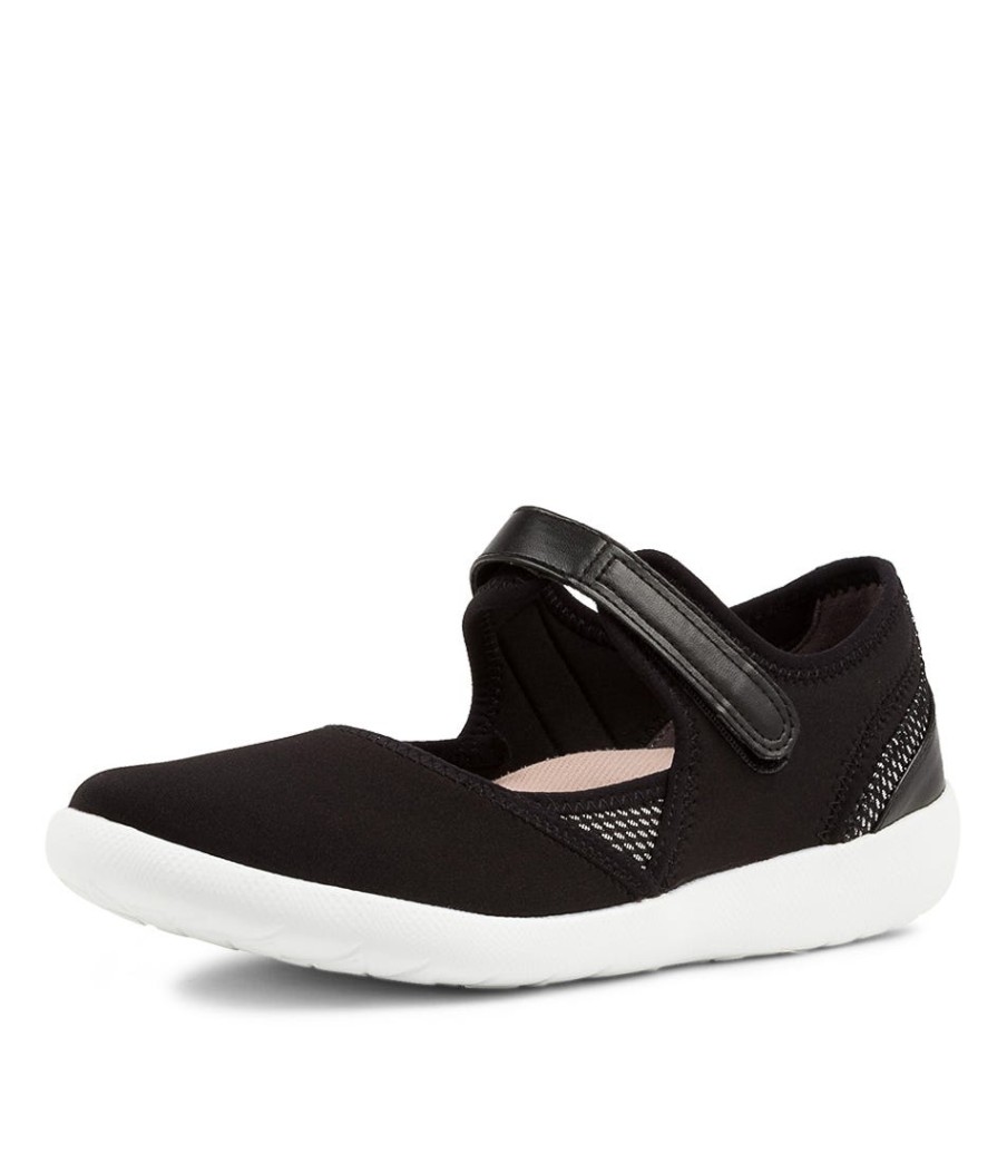 ZIERA Ushery Xf Black Neoprene | Flats