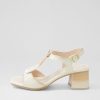 HISPANITAS Iris 11 Panna Leather Sandals | Heels