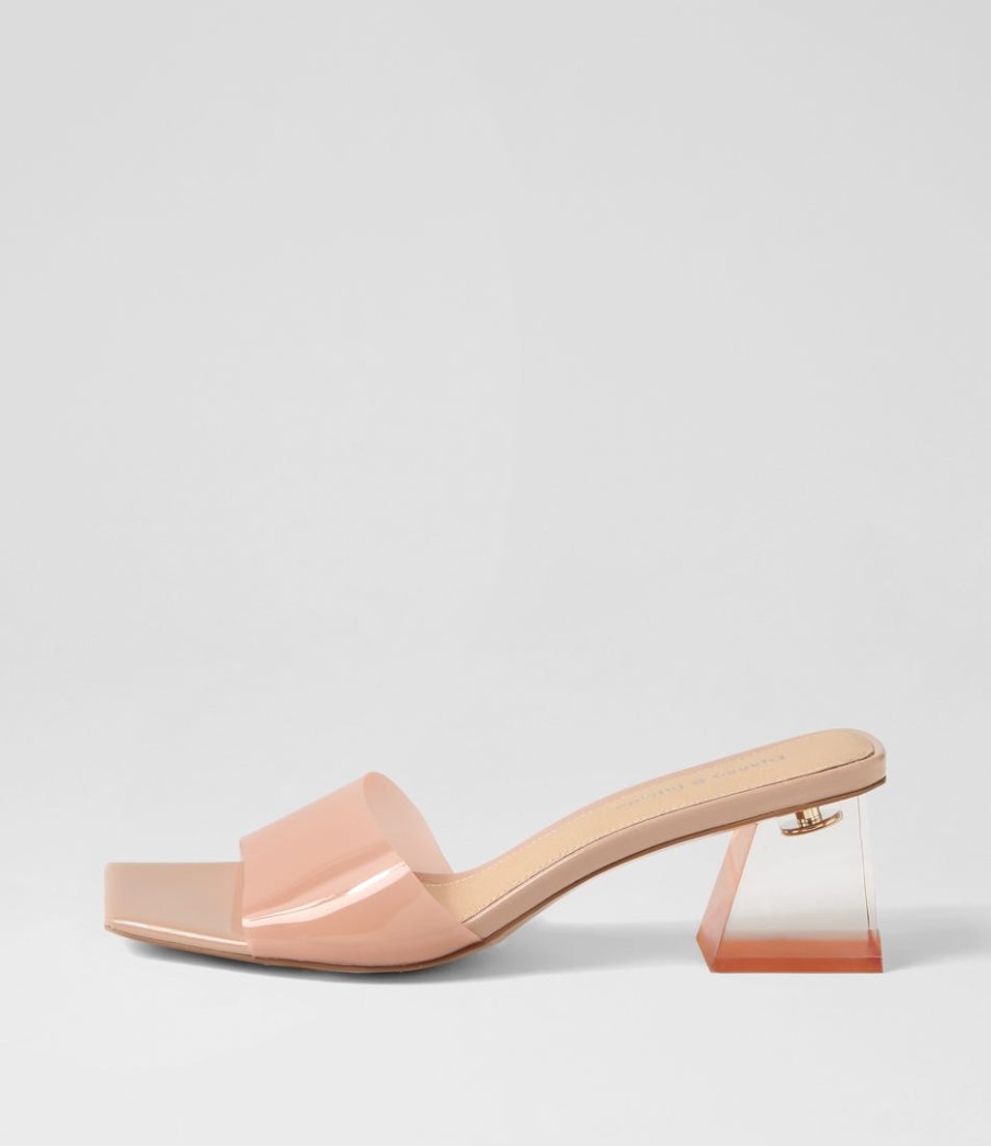 DJANGO & JULIETTE Rallas Cafe Vinylite Mules | Heels