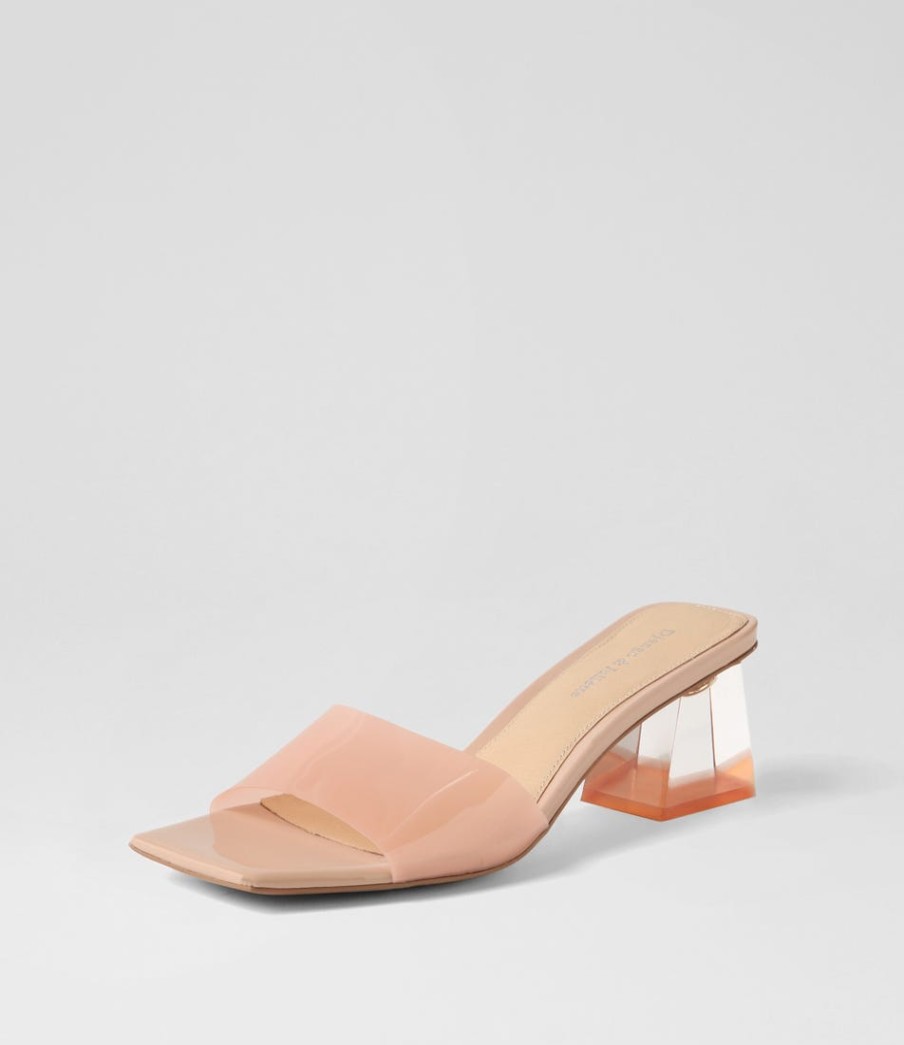 DJANGO & JULIETTE Rallas Cafe Vinylite Mules | Heels