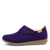 ZIERA Fliss Xw Dk Purple Fabric | Loafers