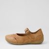 JOSEF SEIBEL Fergey 80 Cognac Leather Mary Janes | Comfort