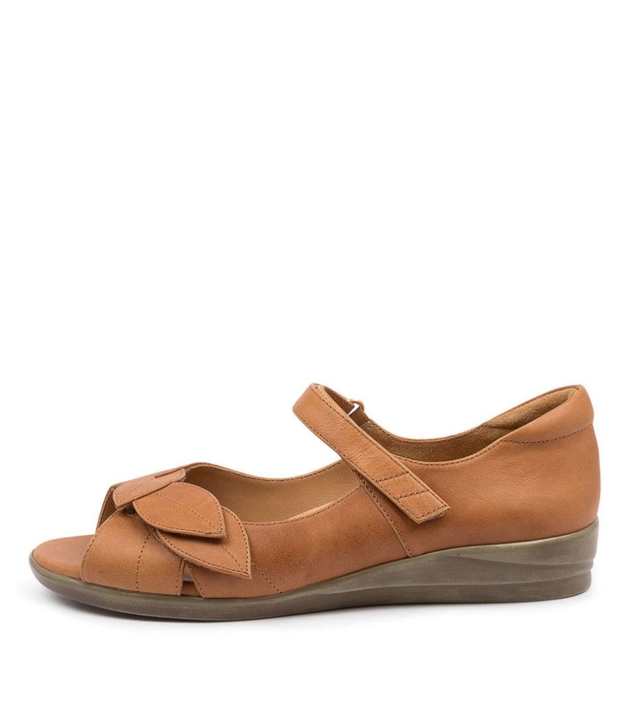 ZIERA Disco W Tan Leather | Comfort